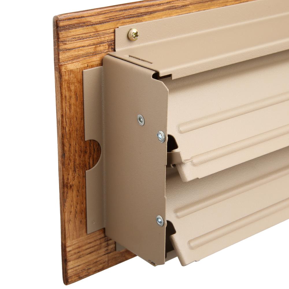 Hampton Bay 4 In X 12 Oak Floor Register Medium Finished Hampton Bay 4 In X 12 Oak Floor
