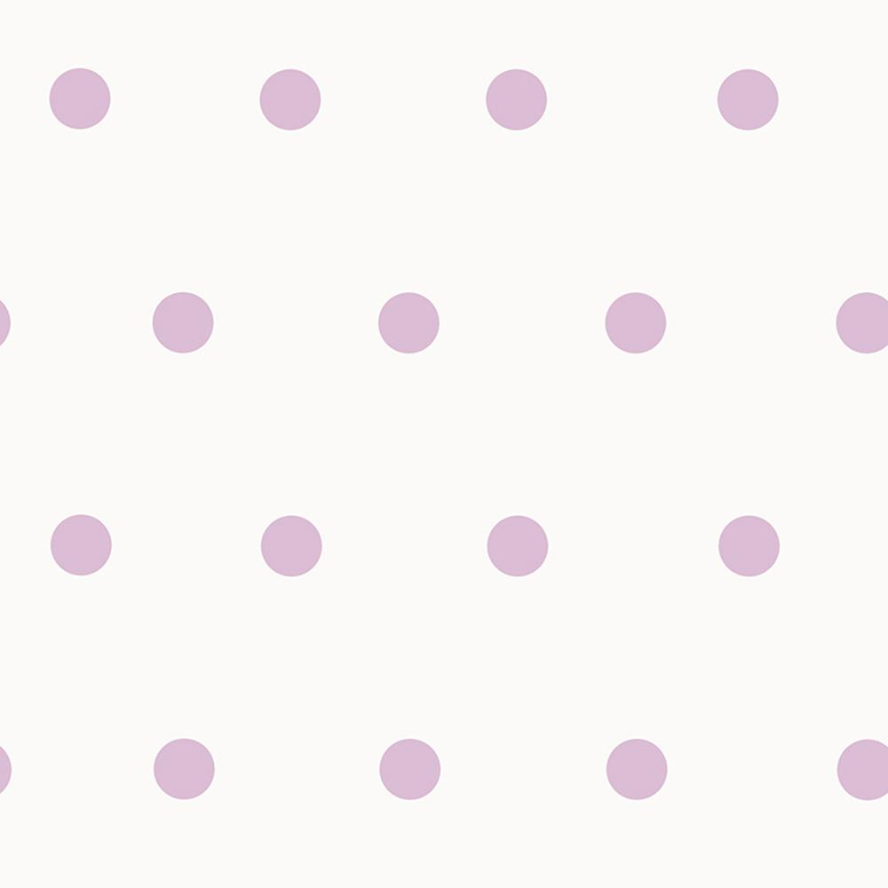 Kenley Purple Polka Dots Wallpaper