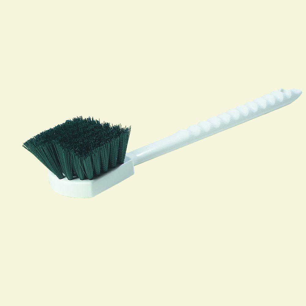 Carlisle 20 inch Polyester Green Floating Utility Scrub Brush (Case of 12) by Carlisle