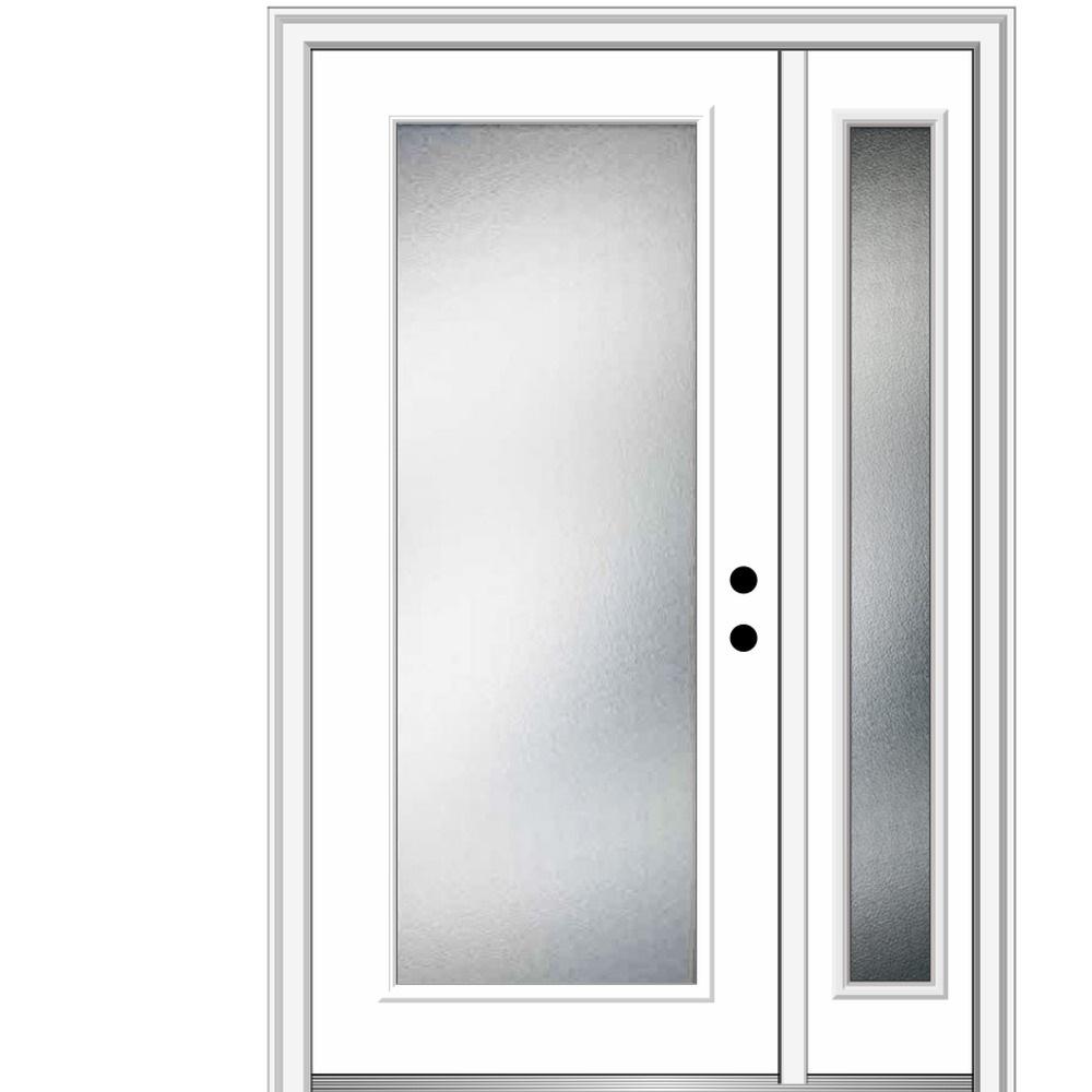 MMI Door 51 In. X 81.75 In. Micro Granite Left-Hand Full Lite Classic ...