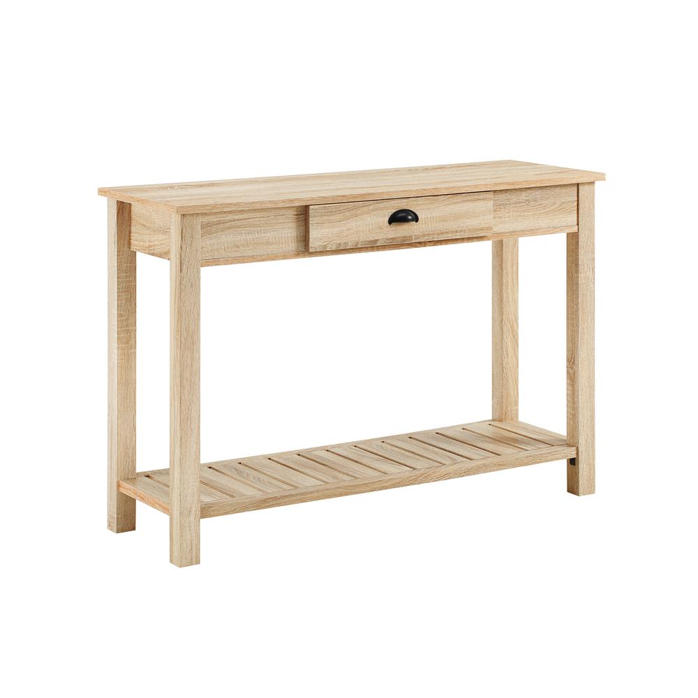Walker Edison Furniture Company 48 In Country Style Entry Console Walker Edison Furniture Company 48 In Country Style Entry Console Table Natural