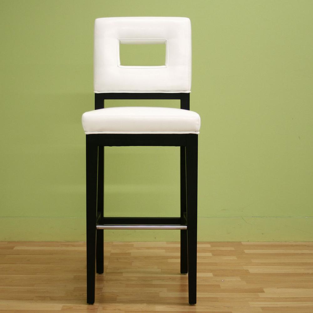 White Upholstered Bar Stools Photos