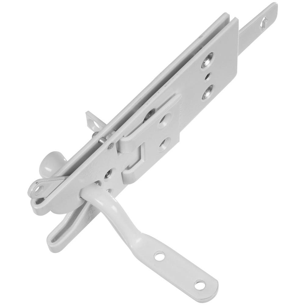 National Hardware Vinyl Gate Automatic Latch in WhiteN342683 The
