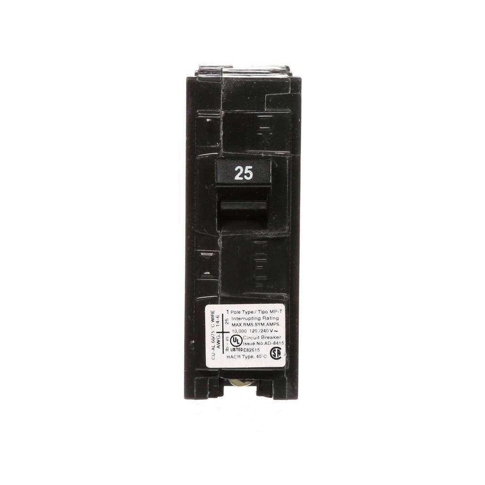 Murray 25 Amp Single Pole Type Mp Circuit Breaker Mp125 The Home Depot