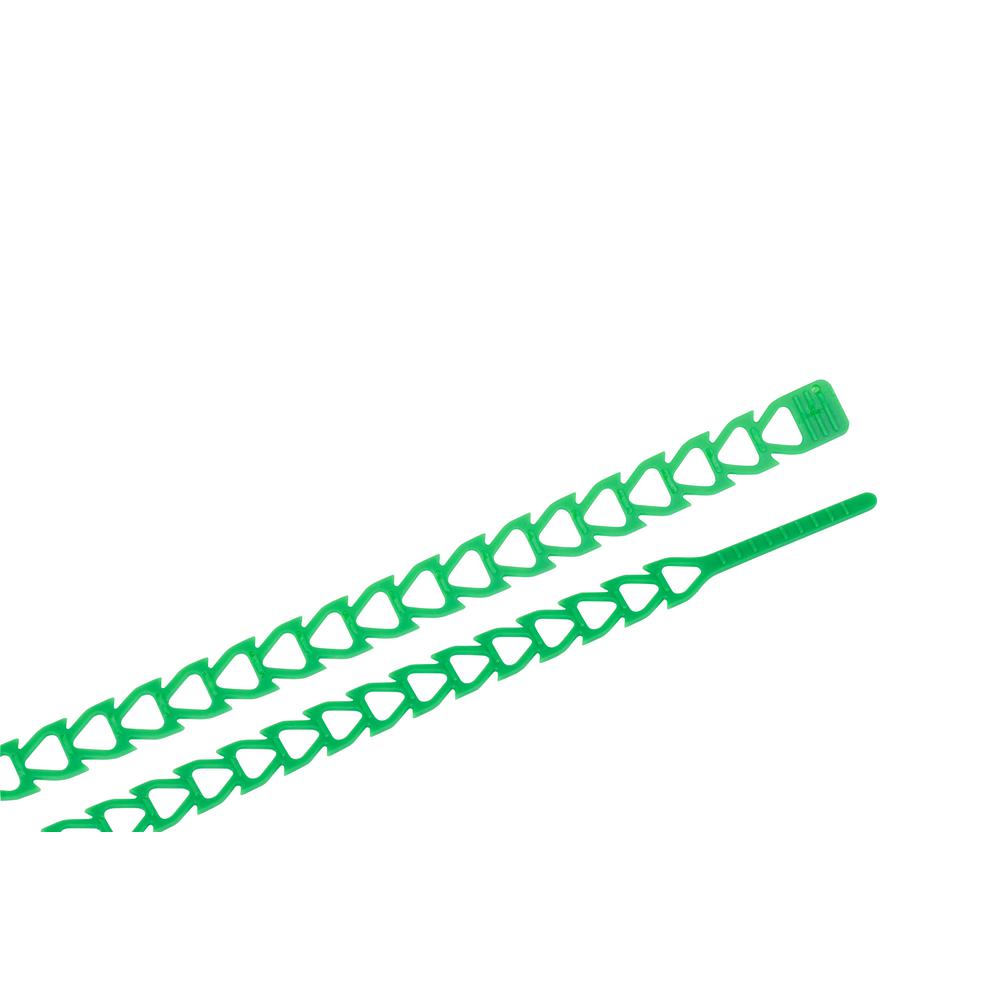 Gardner Bender 12 in. Flex Strap Cable Tie Green 12Pack (Case of 10