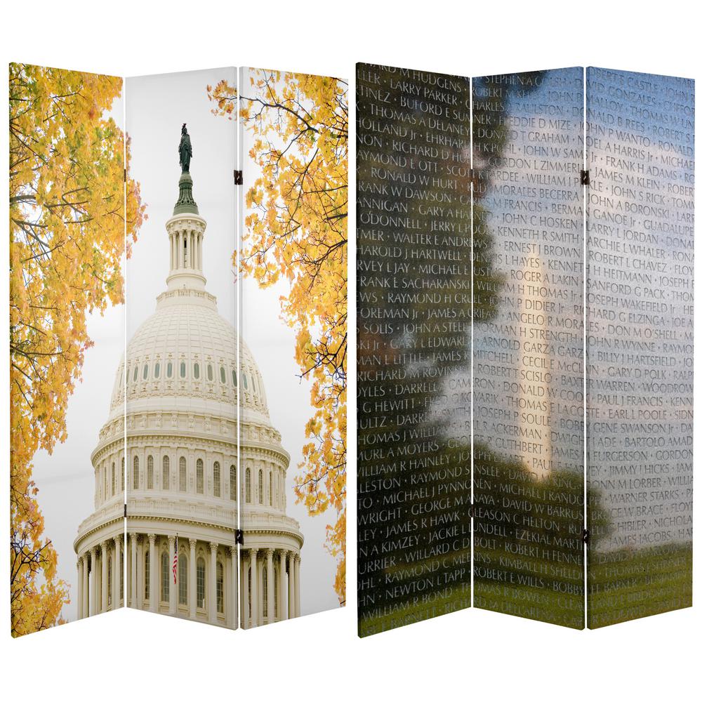6 ft. Printed 3Panel Room DividerCANMEMORIAL2 The Home Depot