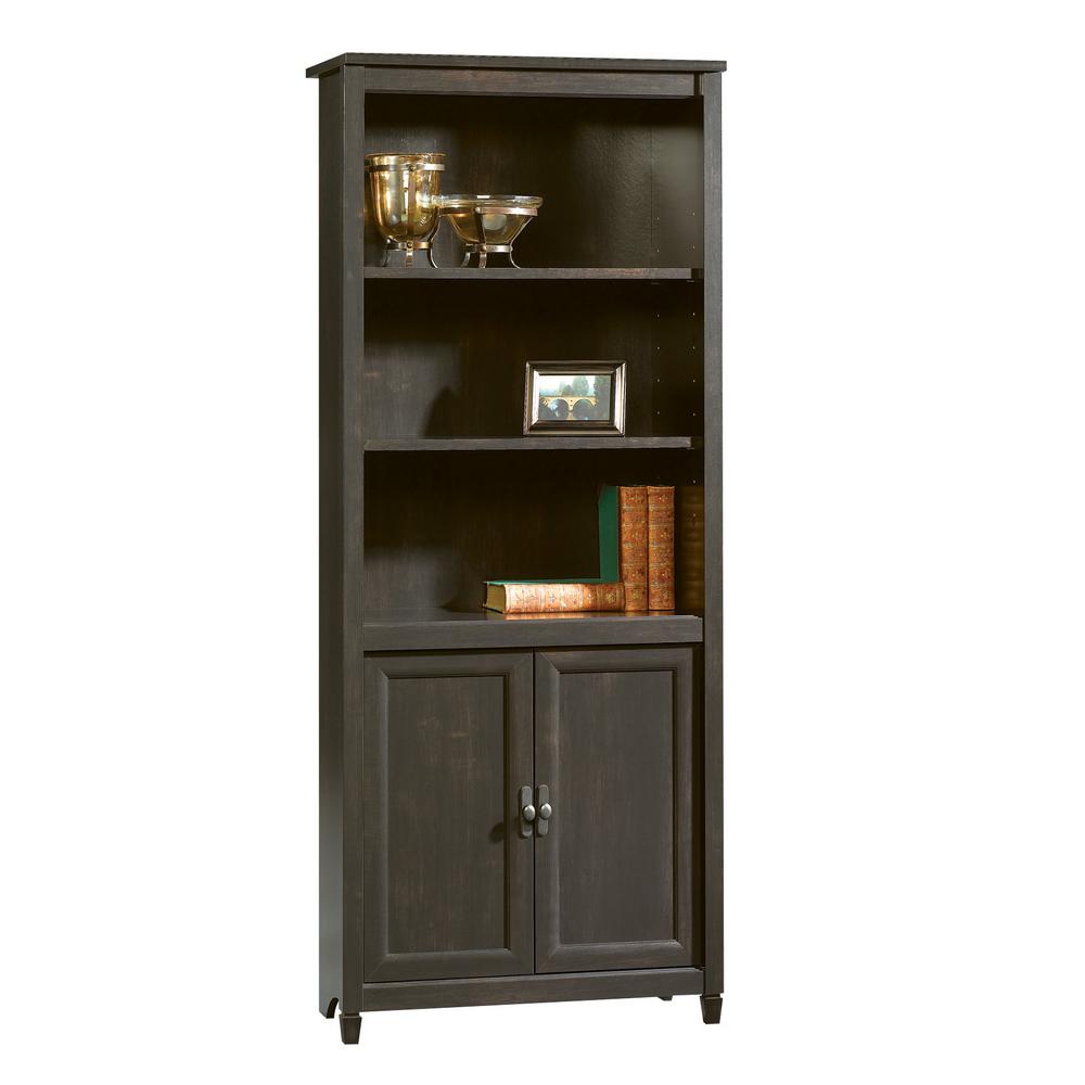 Sauder Edge Water Estate Black Storage Open Bookcase 409046 The Edge Water Estate Black Storage Open Bookcase Sauder