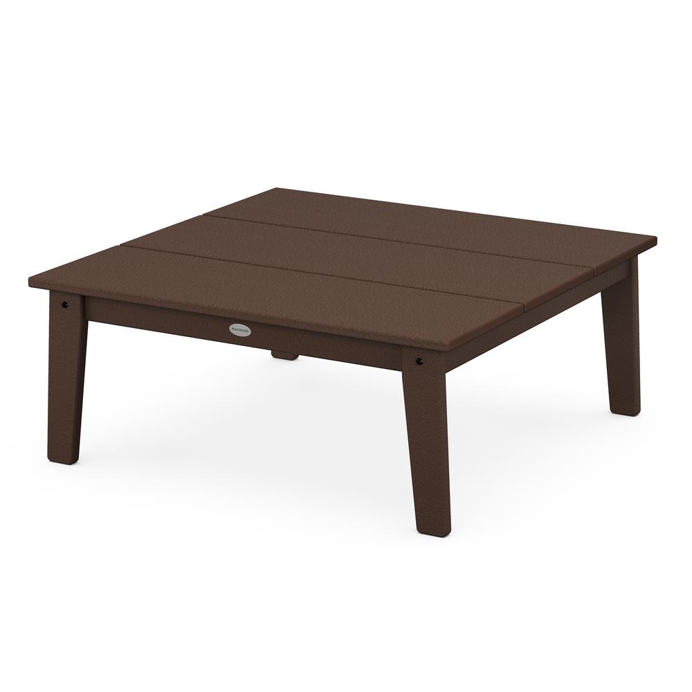 POLYWOOD Grant Park Mahogany Plastic Outdoor Coffee TableCTE33MA The