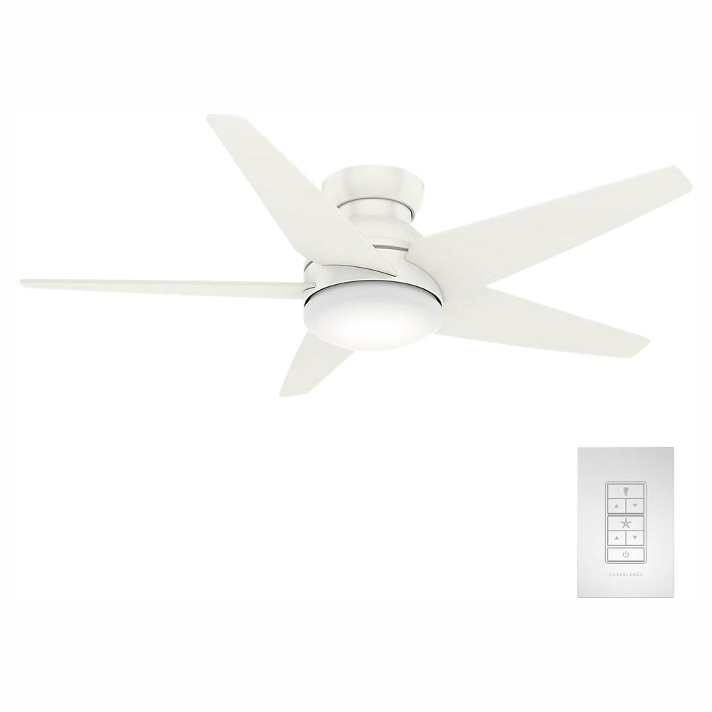 Casablanca Stealth Dc 54 In Indoor Brushed Nickel Led Ceiling Fan