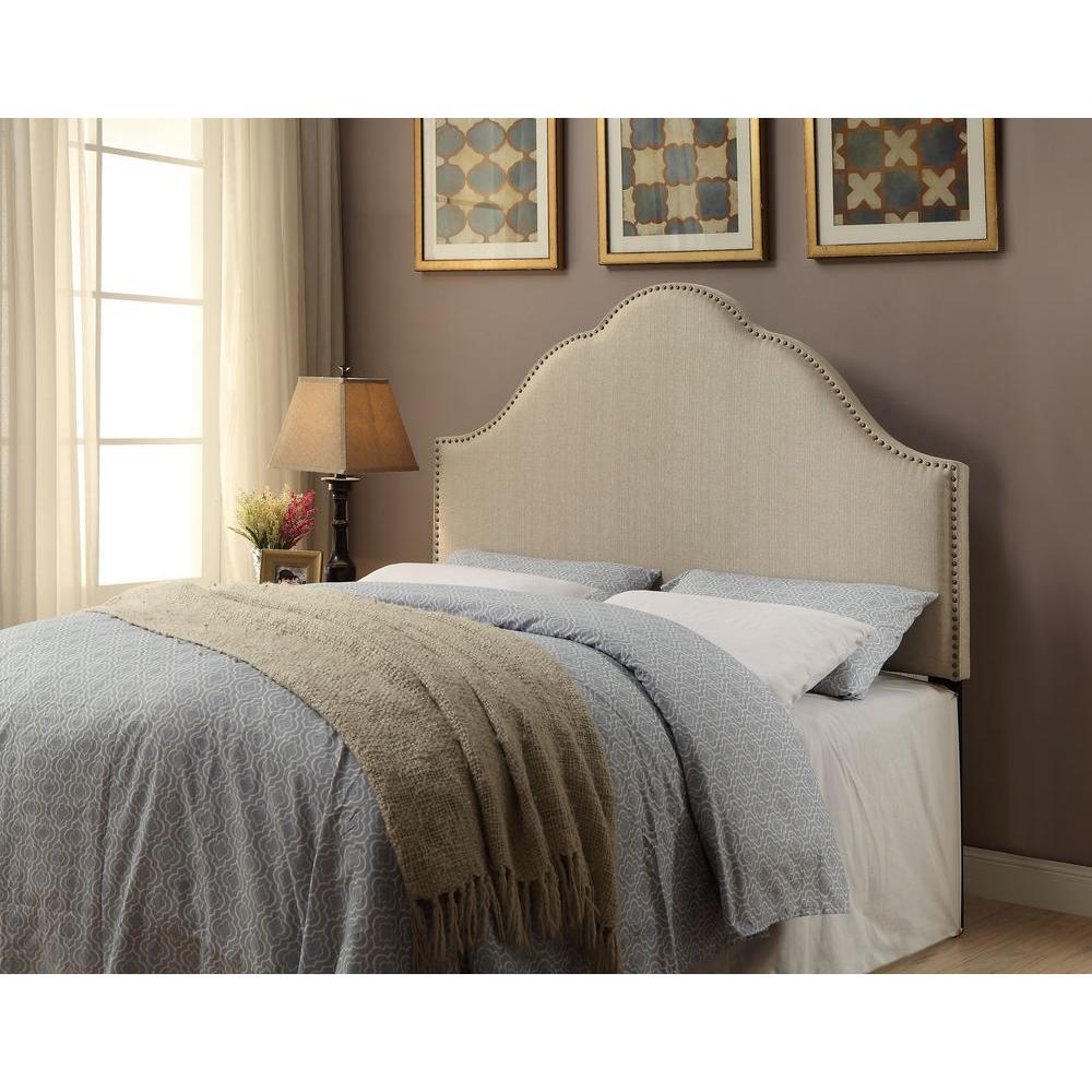 PRI Taupe Queen HeadboardDS2530250420 The Home Depot