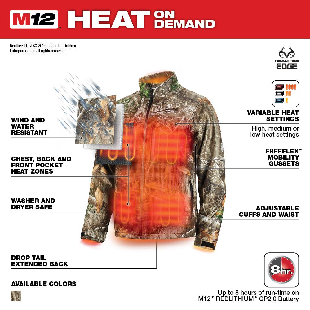 m12 camo heated jacket