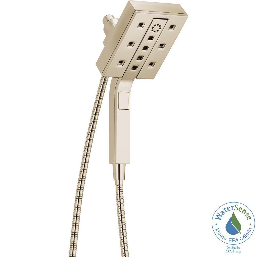 Delta In2ition 4Spray TwoinOne Hand Shower and Shower Head Combo Kit