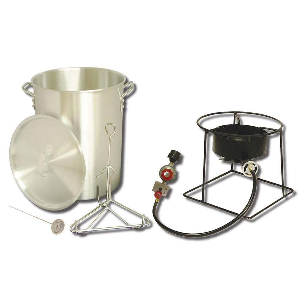 29 Qt Aluminum Turkey Frying, Boiling and Steaming Cooker Package - Metal  Fusion, Inc.