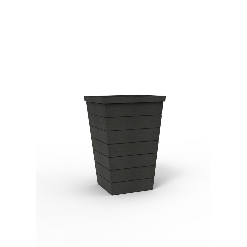 Anthracite Plant Pots Planters The Home Depot