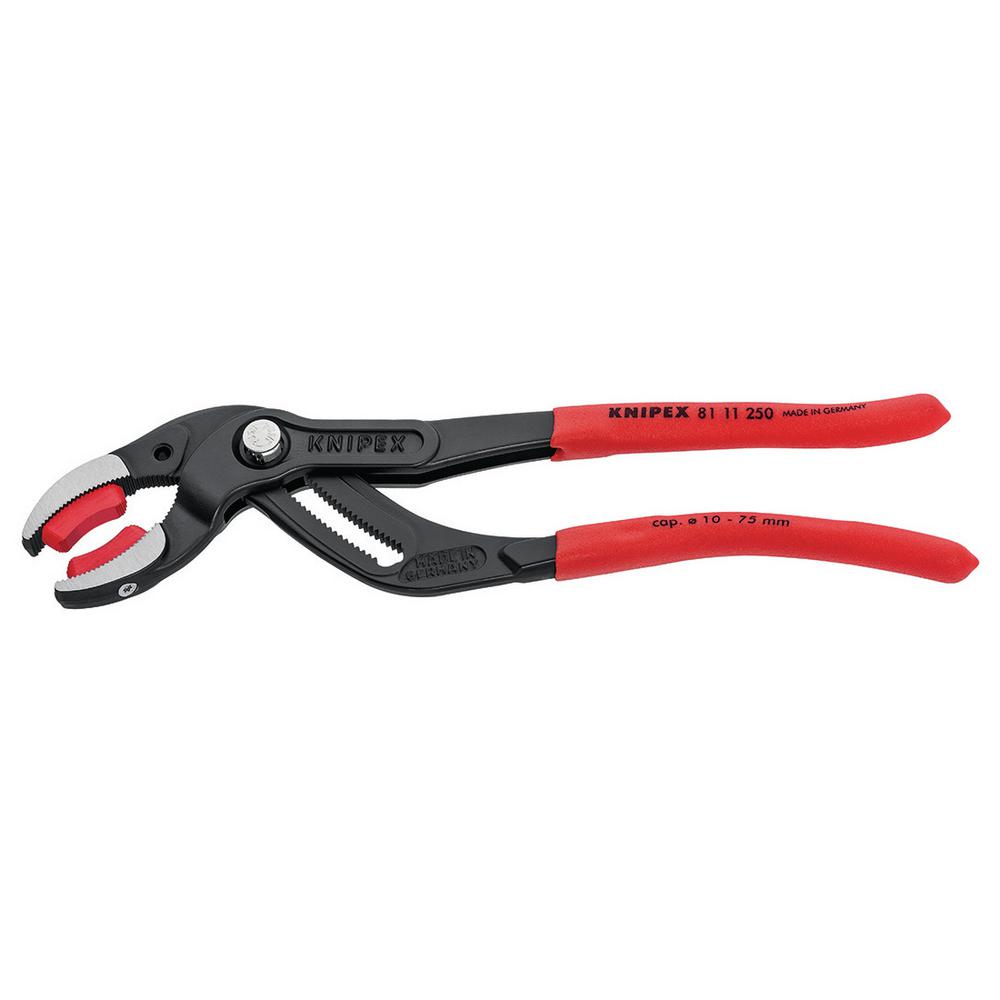 Knipex 10/" Soft Jaw Electrical Connector Cannon Plug Gripping Pliers 8111250