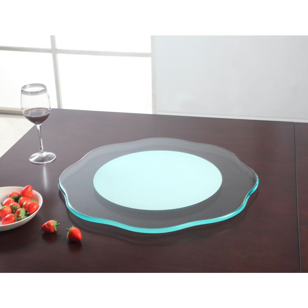 Mgp 24 In Tan Reclaimed Wine Barrel Head Lazy Susan Bls 14pn The 24 In Round Lazy Susan Flower Gl Spinning Tray