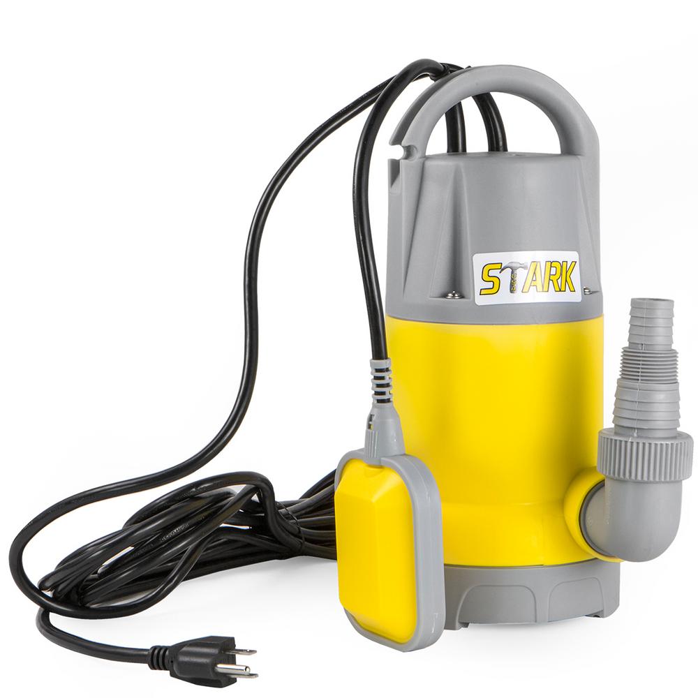 Stark 1.5 HP Submersible Thermoplastic Utility Sump Pump 25 ft. Cord