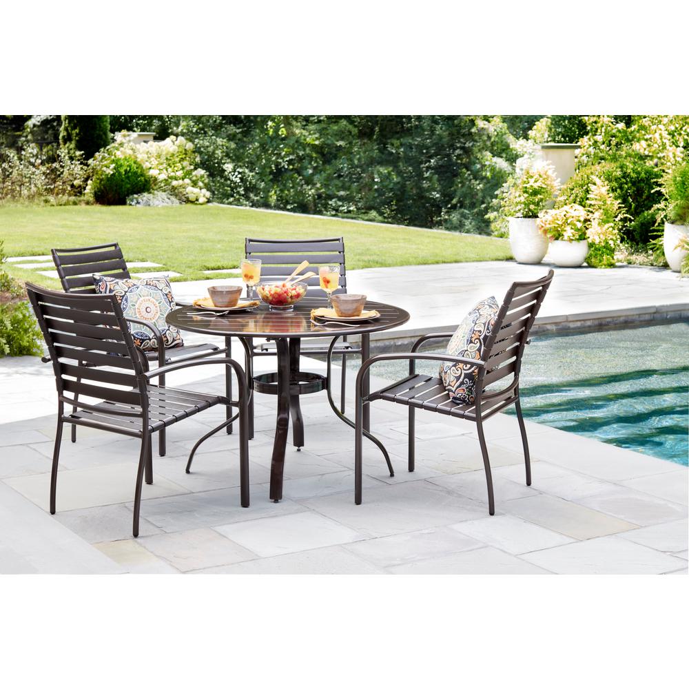 Hampton Bay Statesville Aluminum Patio Furniture Patio Ideas