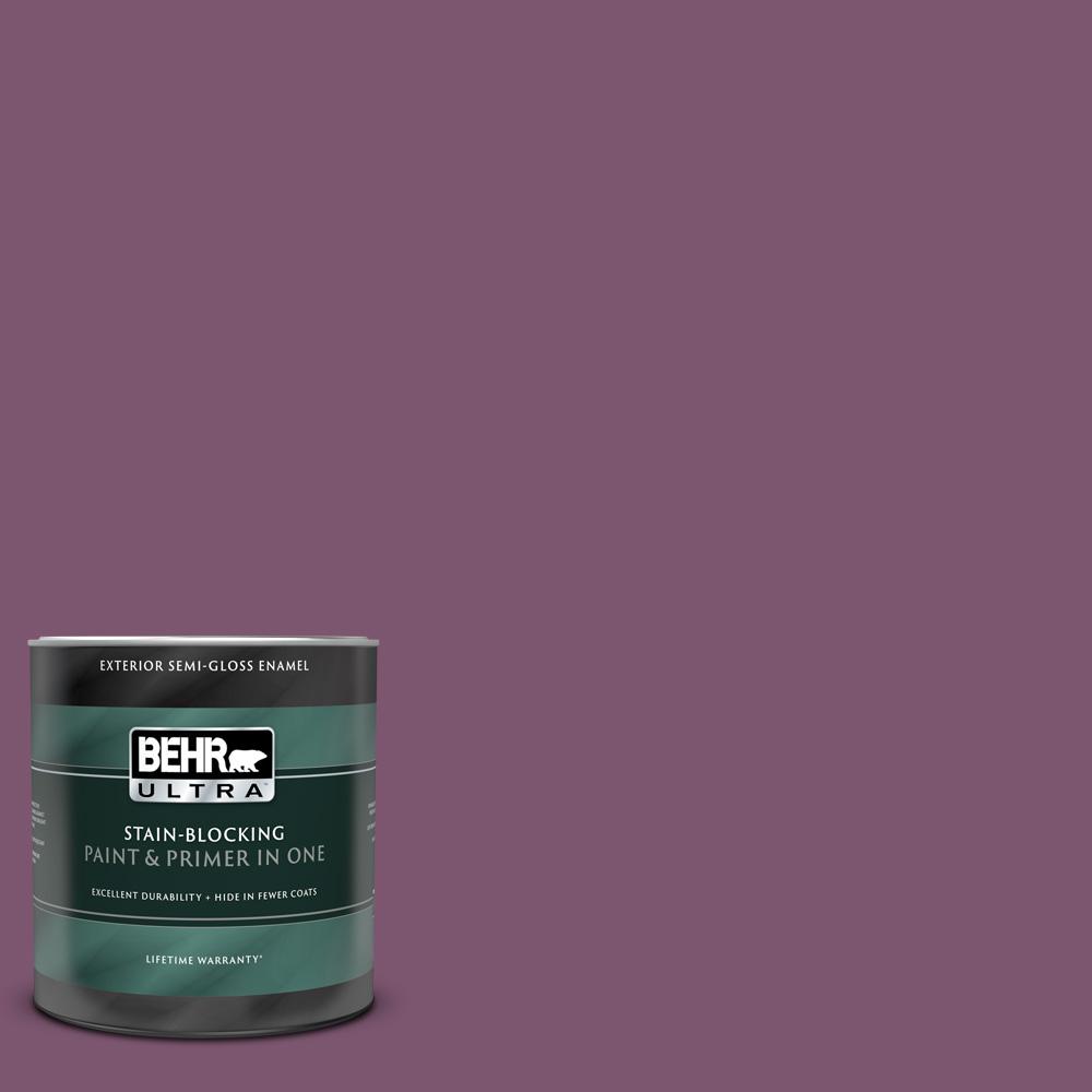 BEHR ULTRA 1 qt. M1107 Euphoric Magenta SemiGloss