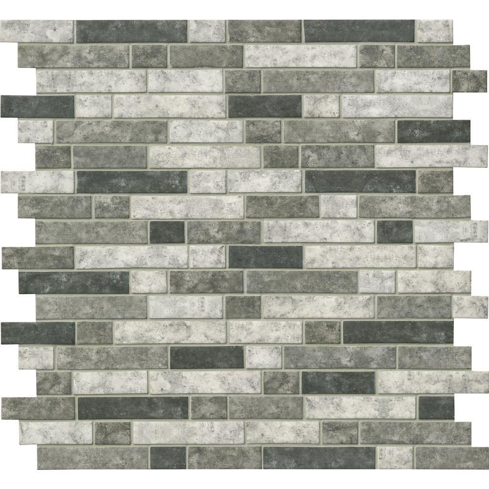 MSI Urban Tapestry Interlocking 11.81 in. x 11.81 in. x 6 mm Matte