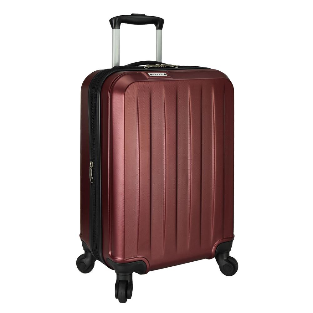 it burgundy suitcase