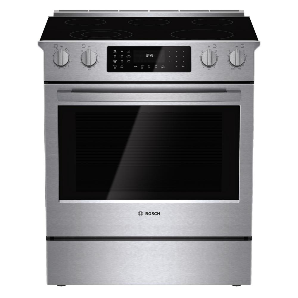 Bosch 800 Series 30 in. 4.6 cu. ft. Slide-In Radiant Electric