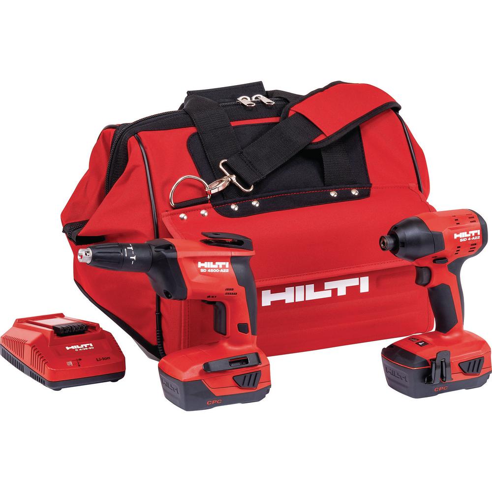 Hilti Impact Driver Drywall Screw Gun Tools Bag Compact Battery