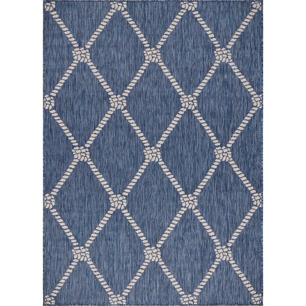 LR Home Seaside Navy Blue/White 3 ft. x 5 ft. NauticalKnot