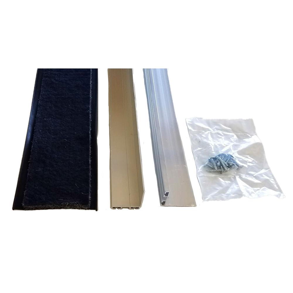 Action Industries Garage Door Bottom Seal Kit With L Shaped 2 In