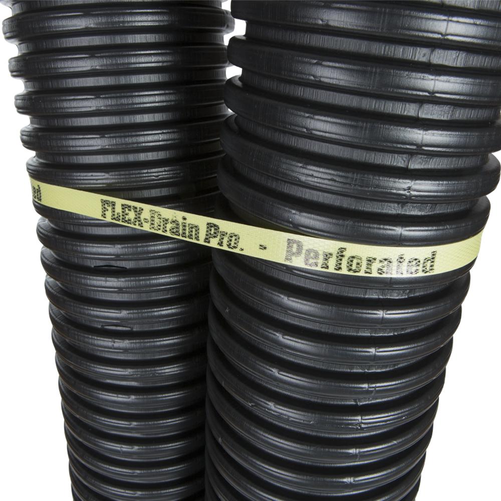 Flex Drain Pro 4 In X 10 Ft Hdpe Perforated Pipe Hp410p The Home Depot - Corrugated Drain Pipe Home Depot Flex Drain Pro 4 In X 10 Ft Hdpe Perforated Pipe Hp410p The Home Depot - Corrugated Drain Pipe Home Depot