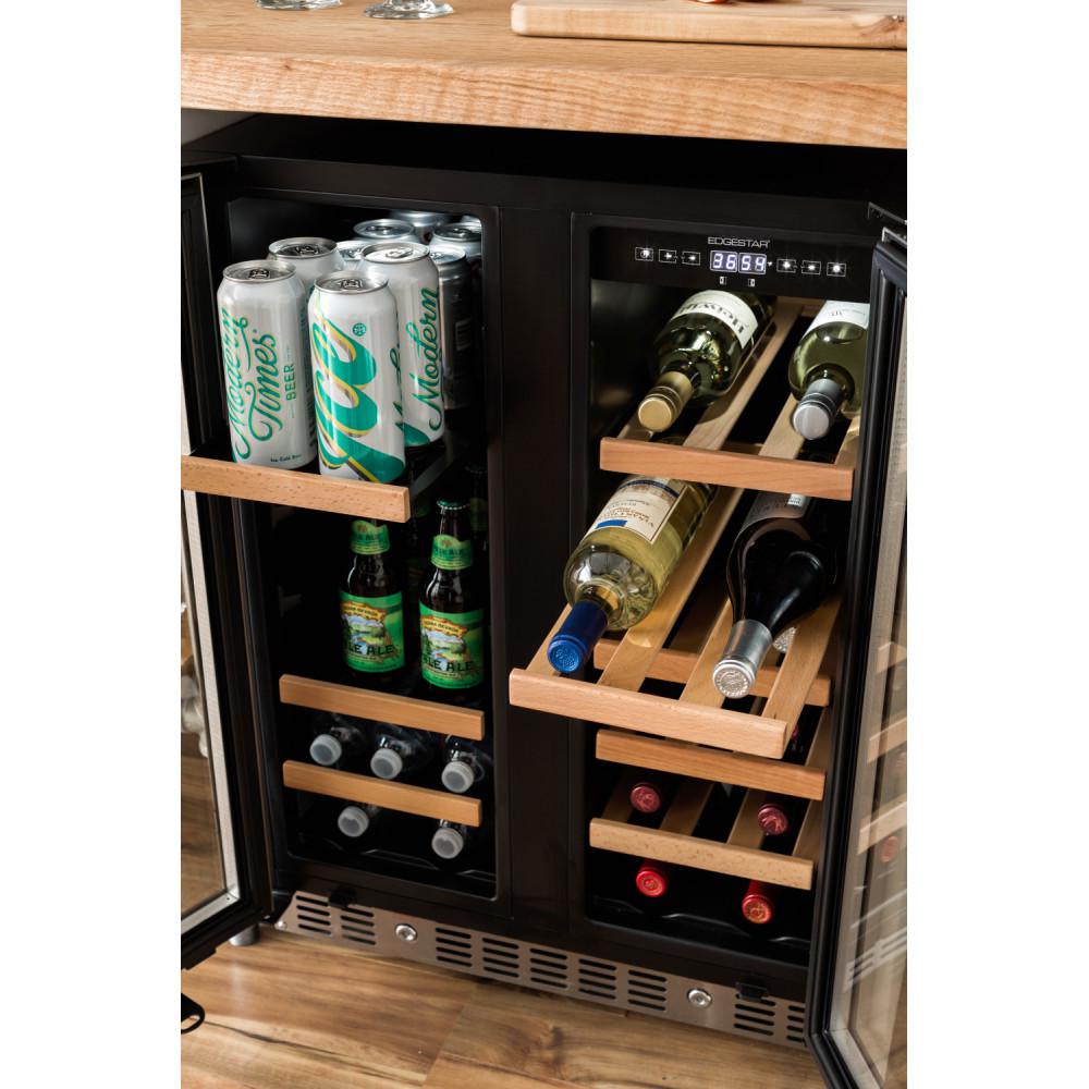 EdgeStar 24 in. Built-In Wine and Beverage Cooler with ...