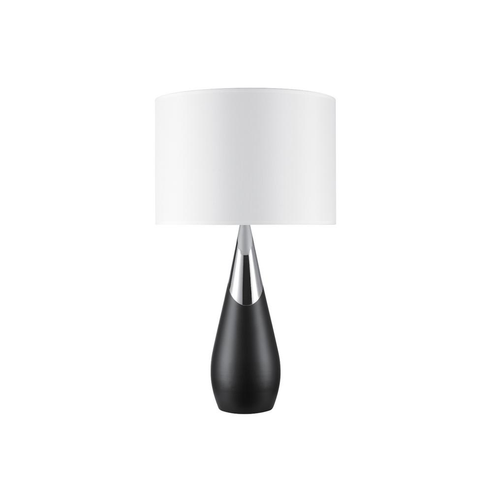 white globe table lamp