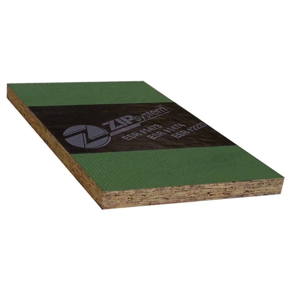 Huber 7 16 In 4 Ft X 8 Zip Osb Wall Sheathing 777198 Huber 7 16 In 4 Ft X 8 Zip Osb Wall Sheathing 777198 The Home Depot