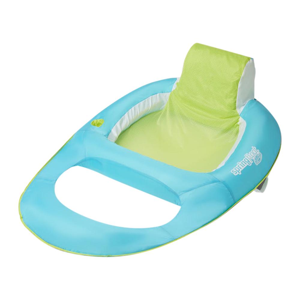 swimways spring float mesh recliner floating swimming pool water lounge chair