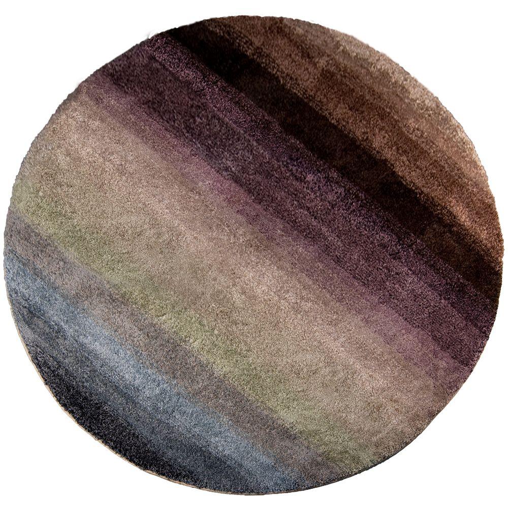 Orian Rugs Layers Rainbow 7 ft. 10 in. Round Area Rug238549 The Home
