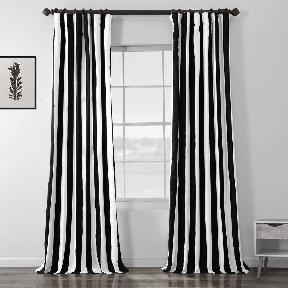 striped curtains