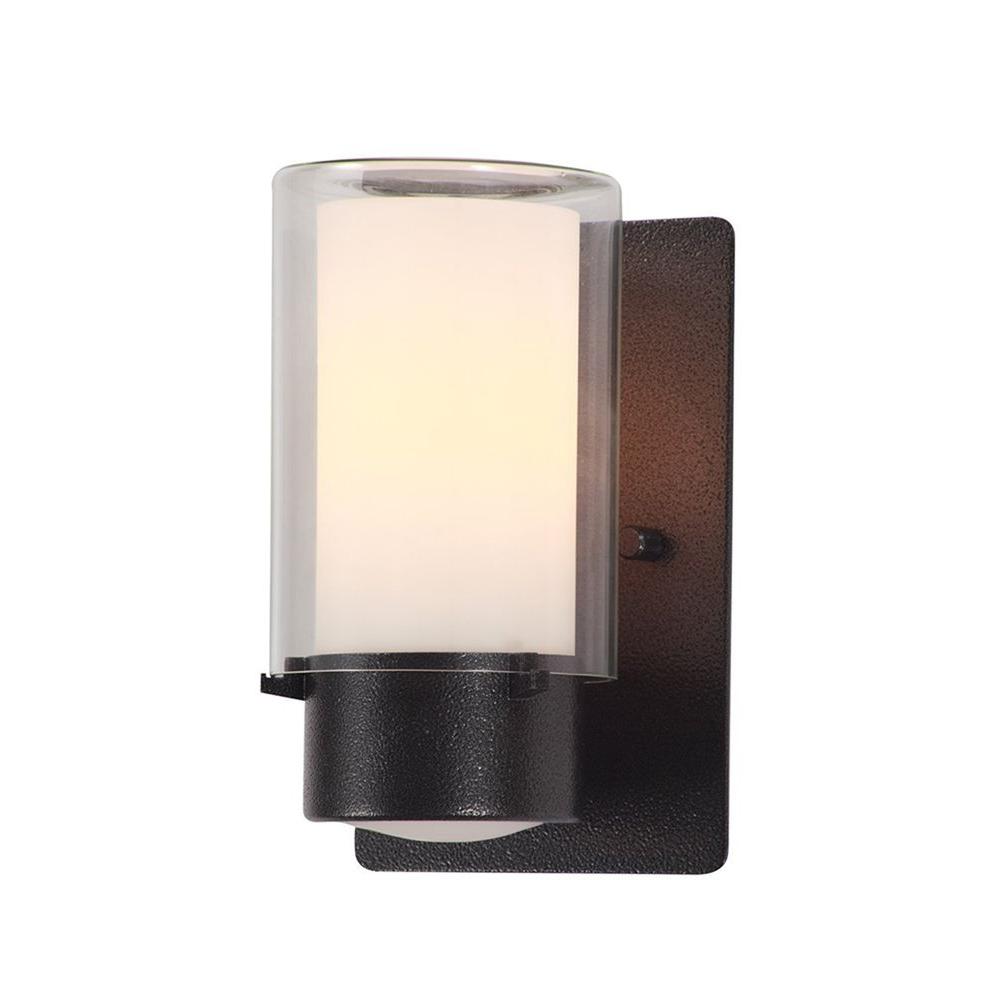 Filament Design Celestial 1 Light Outdoor Hammered Black Wall Sconce Filament Design Celestial 1 Light Outdoor Hammered Black Wall Sconce Dvp9071hb Op The Home Depot
