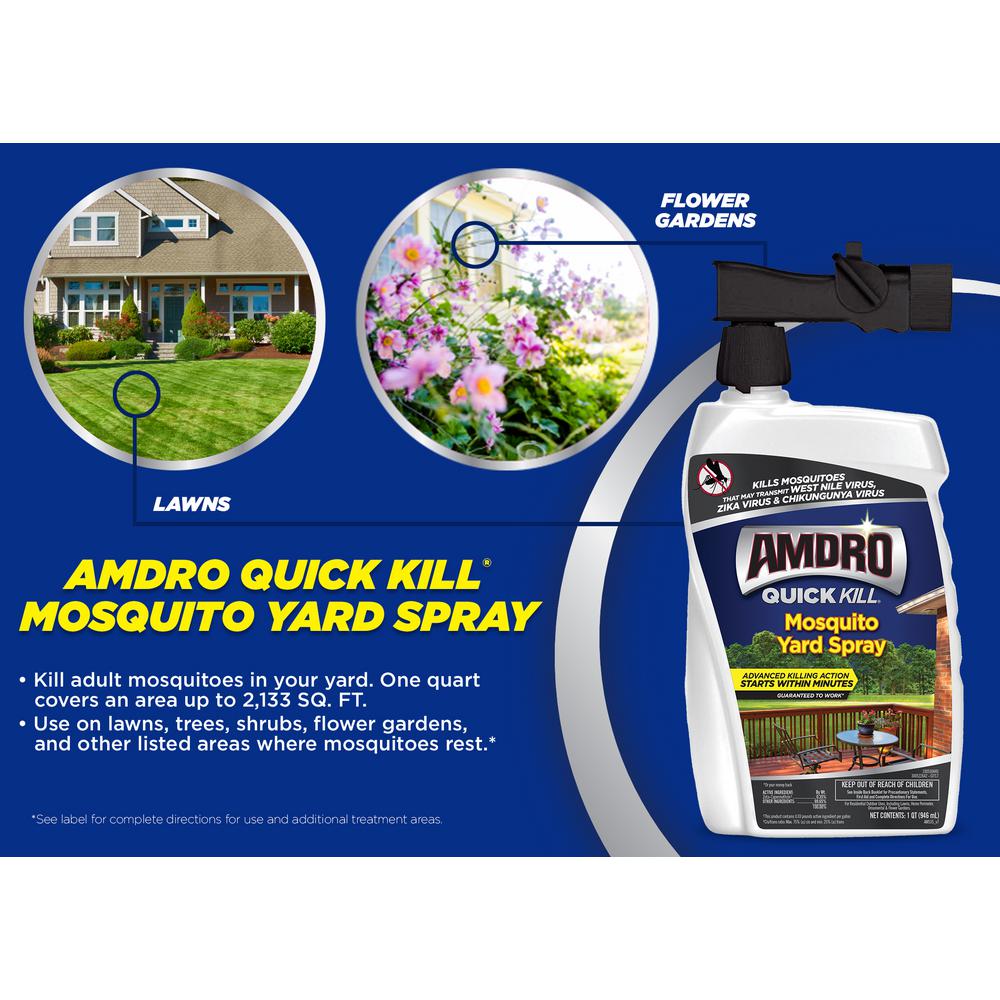 kill mosquitoes in yard