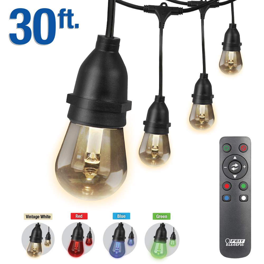 Feit 24 Pack LED String Light Replacement Bulbs Outdoor Weatherproof