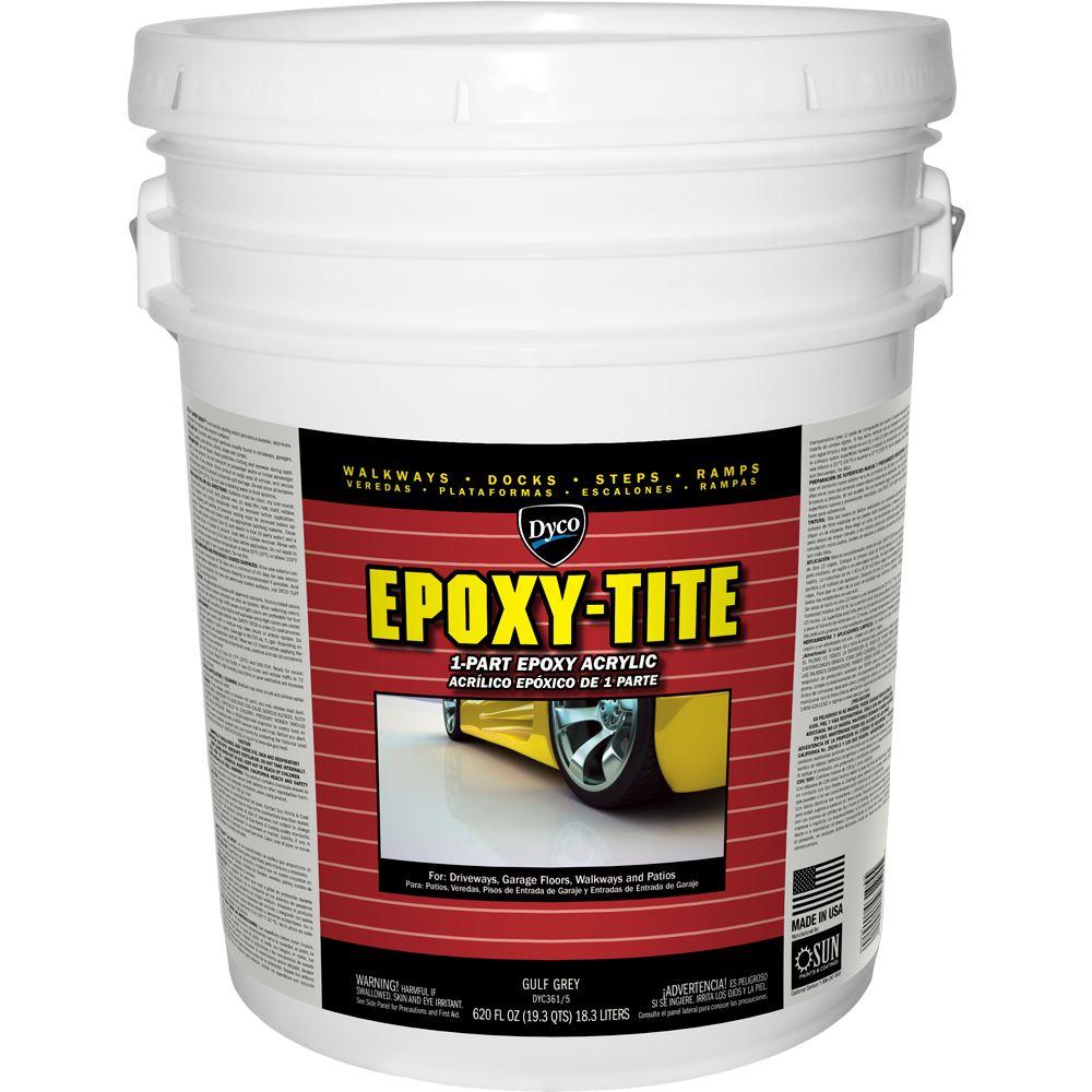 Dyco Paints  Epoxy  Tite 5 gal 361 Gulf Grey Low Sheen 1 