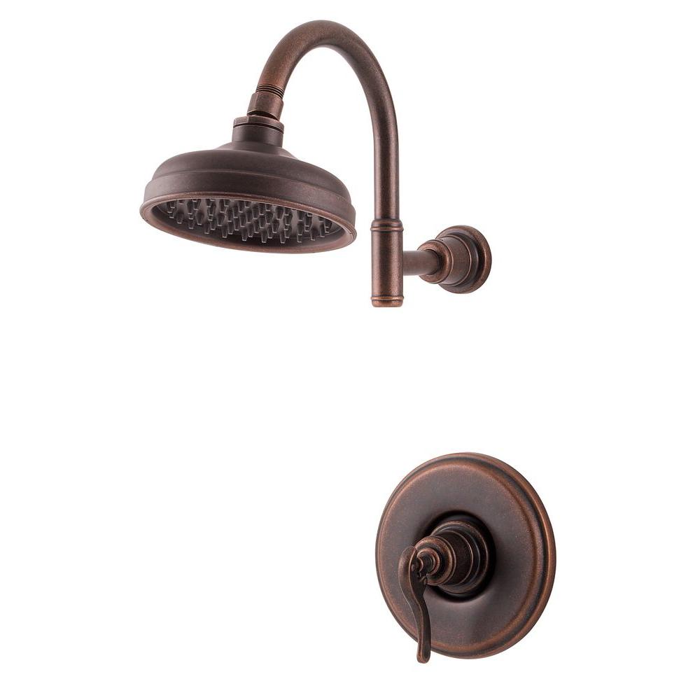 Pfister Ashfield SingleHandle Shower Faucet Trim Kit in Rustic Bronze