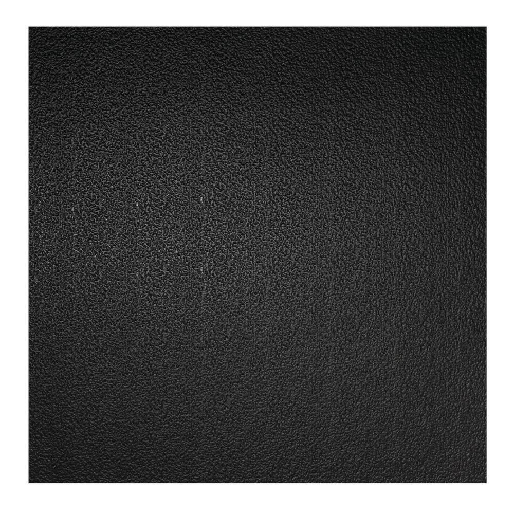 23 75in X 23 75in Stucco Pro Vinyl Lay In Black Ceiling Tile Case Of 12