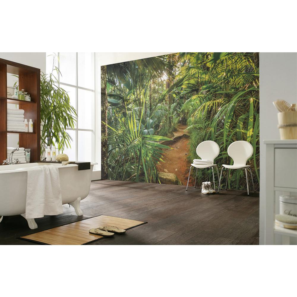 Komar Nature Jungle Trail Wall Mural8989 The Home Depot