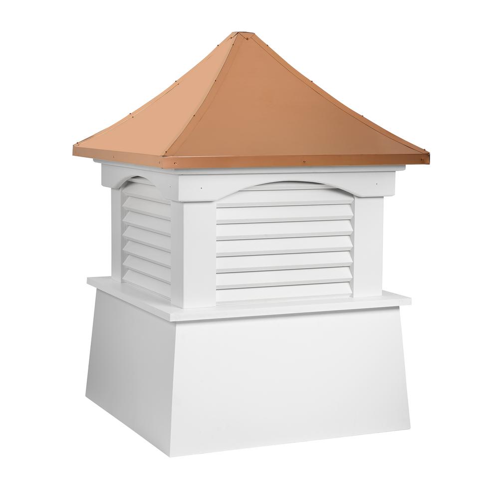 Good Directions Coventry 18 in. x 24 in. Vinyl Cupola with Copper Roof