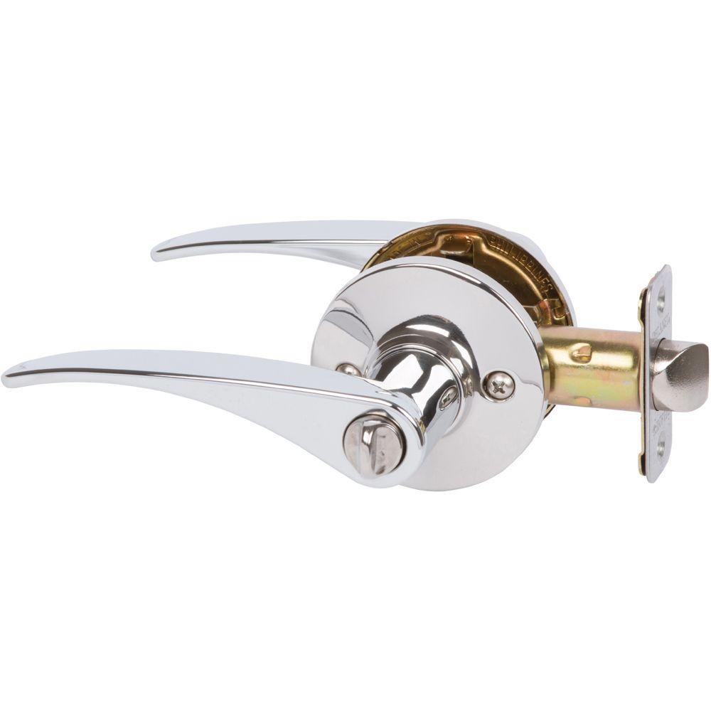 Delaney Hardware D54526 VL Privacy Lever Chrome deadbolt Lock