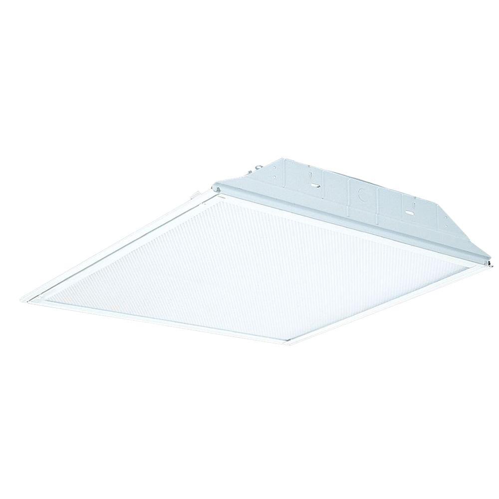 Lithonia Lighting 2 Ft. X 2 Ft. 2-Light White Fluorescent Troffer-2GT8 ...