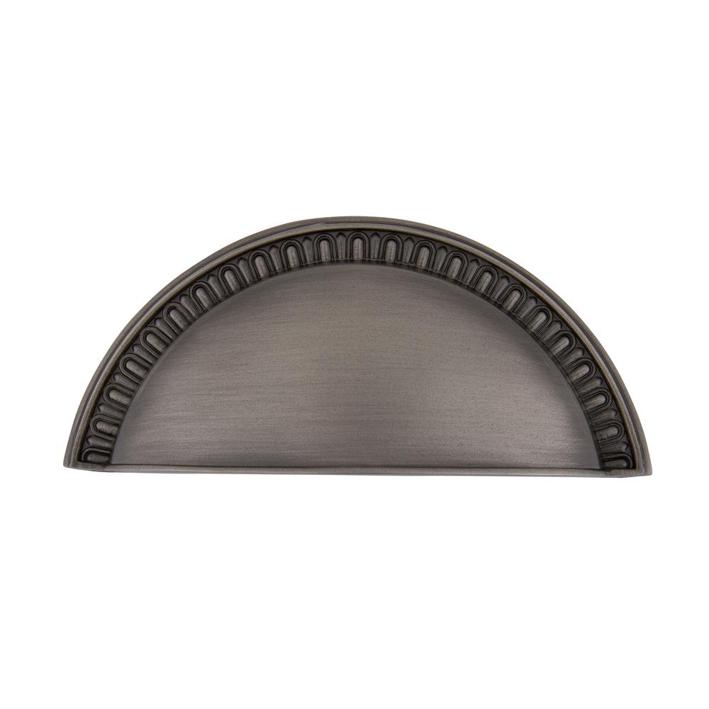 Nostalgic Warehouse 3 In 76 Mm Antique Pewter Drawer Cup Pull