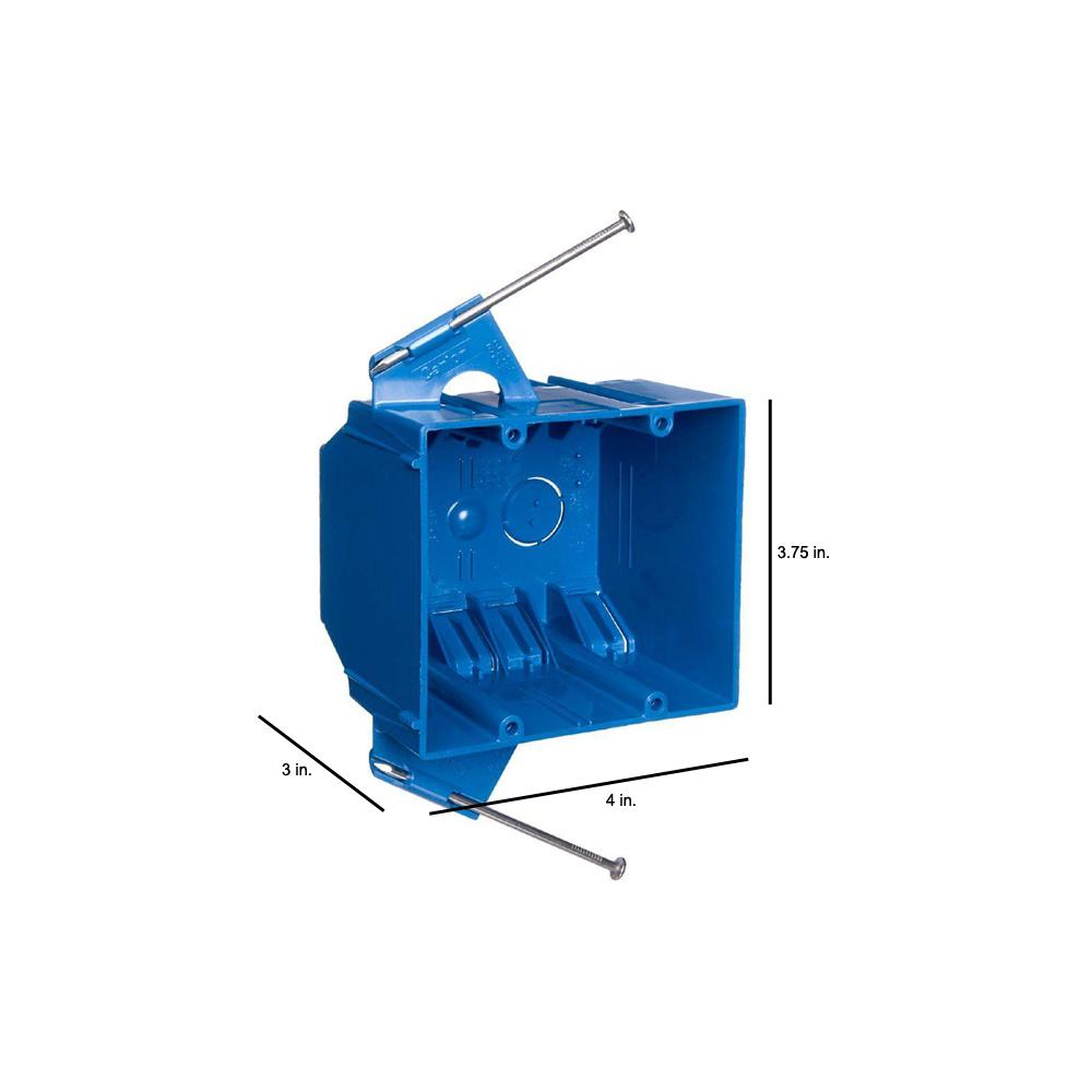 Nail-On 2-Gang Carlon B232ACP Outlet Box