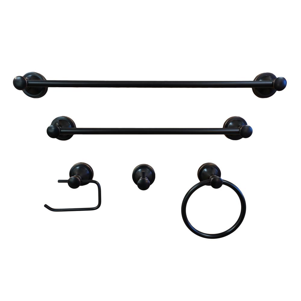 Oil Rubbed Bronze Oil Rubbed Bronze Bath Hardware Sets Bathroom