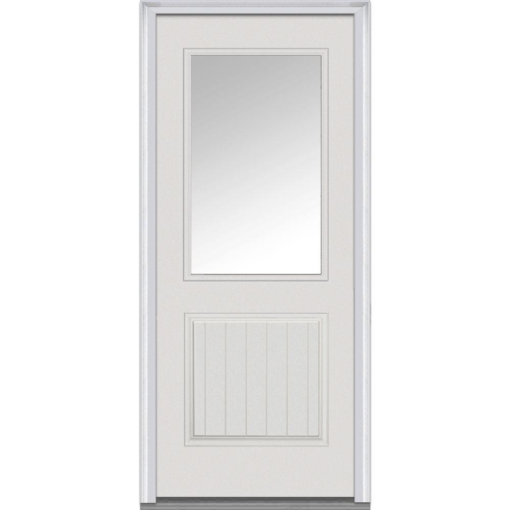 Best Rated 1 Panel Fiberglass Exterior Prehung Exterior